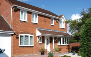 Colour Matched Fascias, Soffits & Guttering with Windows & Doors