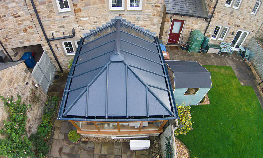 Solid Conservatory Roof collier row