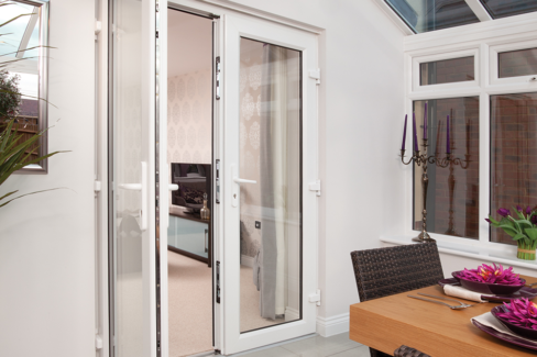 White uPVC French Doors