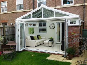 Bi-Folding Doors on a Conservatory