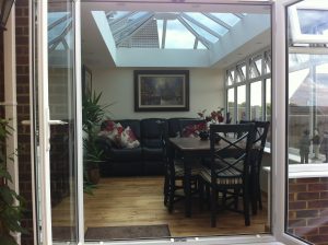 Internal LivinRoom Soffit with Downlights