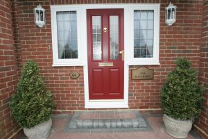 Red Composite Door