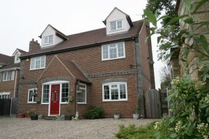 Red Composite Door & Windows