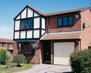 Rosewood Windows with Square Lead