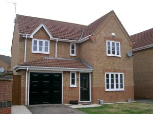 Black Composite Door & Georgian Bar Windows